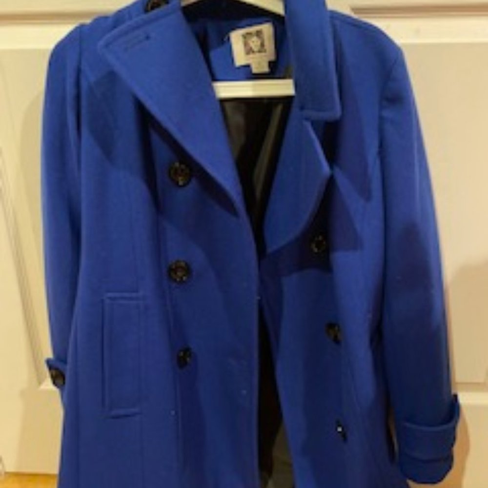 Blue peacoat